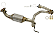 644044 Rear, Driver Side Catalytic Converter, 4.0L, 6Cyl, Federal EPA Standard, 46-State Legal (Cannot ship to CA, CO, NY or ME), Direct Fit