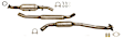 644182 Center Catalytic Converter, Federal EPA Standard, 46-State Legal (Cannot ship to CA, CO, NY or ME), Direct Fit