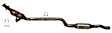 644187 Passenger Side Catalytic Converter, 3.5L, 6Cyl, Federal EPA Standard, 46-State Legal (Cannot ship to CA, CO, NY or ME), Direct Fit