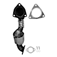 644204 Front, Passenger Side Catalytic Converter, 3.5L, 6Cyl, Federal EPA Standard, 46-State Legal (Cannot ship to CA, CO, NY or ME), Direct Fit