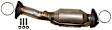 644206 Rear, Driver or Passenger Side Catalytic Converter, 2.4L, 4Cyl, Federal EPA Standard, 46-State Legal (Cannot ship to CA, CO, NY or ME), Direct Fit