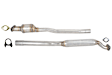 644256 Rear, Driver or Passenger Side Catalytic Converter, 1.6L, 4Cyl, Federal EPA Standard, 46-State Legal (Cannot ship to CA, CO, NY or ME), AWD, Direct Fit