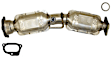 645219 Front, Driver or Passenger Side Catalytic Converter, 4.0L, 6Cyl, Federal EPA Standard, 46-State Legal (Cannot ship to CA, CO, NY or ME), Direct Fit