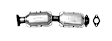 645340 Catalytic Converter, 2.9L, 6Cyl, Federal EPA Standard, 46-State Legal (Cannot ship to CA, CO, NY or ME), Direct Fit