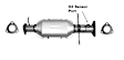 645372 Catalytic Converter, 4.3L, 6Cyl, Federal EPA Standard, 46-State Legal (Cannot ship to CA, CO, NY or ME), 4WD, Direct Fit