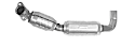645399 Driver Side Catalytic Converter, 5.4L, 8Cyl, Federal EPA Standard, 46-State Legal (Cannot ship to CA, CO, NY or ME), 4WD, Direct Fit