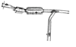 645412 Passenger Side Catalytic Converter, 4.6L, 8Cyl, Federal EPA Standard, 46-State Legal (Cannot ship to CA, CO, NY or ME), RWD, Direct Fit