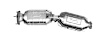 645420 Rear, Driver or Passenger Side Catalytic Converter, 4.0L, 6Cyl, Federal EPA Standard, 46-State Legal (Cannot ship to CA, CO, NY or ME), Direct Fit