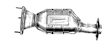 645442 Catalytic Converter, Federal EPA Standard, 46-State Legal (Cannot ship to CA, CO, NY or ME), Direct Fit