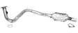 645455 Driver Side Catalytic Converter, Federal EPA Standard, 46-State Legal (Cannot ship to CA, CO, NY or ME), Direct Fit