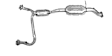 645849 Catalytic Converter, 4.3L, 6Cyl, Federal EPA Standard, 46-State Legal (Cannot ship to CA, CO, NY or ME), 4WD, Direct Fit