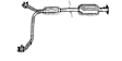 645894 Catalytic Converter, 4.3L, 6Cyl, Federal EPA Standard, 46-State Legal (Cannot ship to CA, CO, NY or ME), RWD, Direct Fit