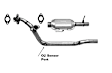 645928 Catalytic Converter, 4.9L, 6Cyl, Federal EPA Standard, 46-State Legal (Cannot ship to CA, CO, NY or ME), Direct Fit