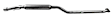 2007 Toyota Sienna - Front Wheel Drive; The O.E. system must be cut off 2.625in. behind the rear converter weld., Aluminized Steel, 3.5L 6Cyl
