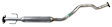 68538 Aluminized Steel Exhaust Pipe
