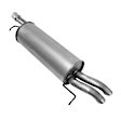 7028 Driver or Passenger Side Muffler, Natural