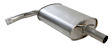 7208 Muffler, Natural, Naturally Aspirated, Welded Assembly