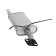 7277 Driver or Passenger Side Muffler, Natural, 2.4L, 4Cyl