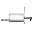 7277 Driver or Passenger Side Muffler, Natural, 2.4L, 4Cyl
