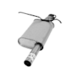 7277 Driver or Passenger Side Muffler, Natural, 2.4L, 4Cyl