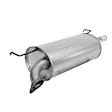 7305 Muffler, Natural, Welded Assembly