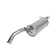7306 Muffler, Natural, Welded Assembly
