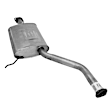 7307 Driver or Passenger Side Muffler, Natural, 3.5L, 6Cyl