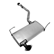 7308 Driver or Passenger Side Muffler, Natural, 3.5L, 6Cyl