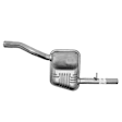 7313 Muffler, Natural, Welded Assembly, without PZEV Emissions