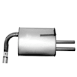 7316 Passenger Side Muffler, Natural, 3.5L, 6Cyl