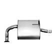 7317 Passenger Side Muffler, Natural, 2.5L, 4Cyl