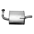 7318 Driver Side Muffler, Natural, 2.5L, 4Cyl