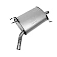 7319 Muffler, Natural, Sedan, Welded Assembly