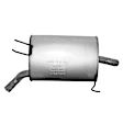 7319 Muffler, Natural, Sedan, Welded Assembly