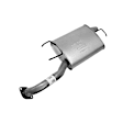 7341 Muffler, Natural, 2.0L, 4Cyl