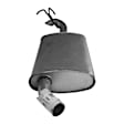7354 Muffler, Natural, Welded Assembly, Dual Exhaust, Tapered Tip Applications