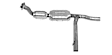 739078 Passenger Side Catalytic Converter, 4.2L, 6Cyl, CARB and Federal EPA Standards, 50-state Legal, RWD, Direct Fit