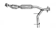 739190 Passenger Side Catalytic Converter, 4.6L, 8Cyl, CARB and Federal EPA Standards, 50-state Legal, Direct Fit