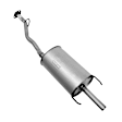 7391 Driver or Passenger Side Muffler, Natural, 2.2L, 4Cyl