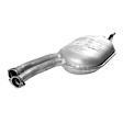 7411 Driver or Passenger Side Muffler, Natural