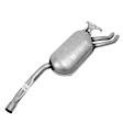 7412 Driver or Passenger Side Muffler, Natural