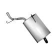 7444 Muffler, Natural, 2.4L, 4Cyl