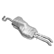 7463 Muffler, Natural, Turbocharged, Welded Assembly, without Bumper Valance Cut-Out