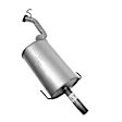 7485 Muffler, Natural, Wagon, All Wheel Drive, Welded Assembly