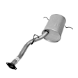 7491 Muffler, Natural, 2.5L, 4Cyl