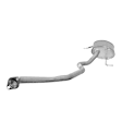 7508 Driver Side Muffler, Natural, 3.0L, 6Cyl