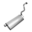 7511 Driver or Passsenger Side Muffler, Natural, 3.0L, 6Cyl