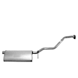 7511 Driver or Passsenger Side Muffler, Natural, 3.0L, 6Cyl