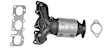 751311 Catalytic Converter, CARB and Federal EPA Standards, 50-state Legal, Direct Fit