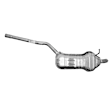 7522 Driver Side Muffler, Natural, 2.8L, 6Cyl